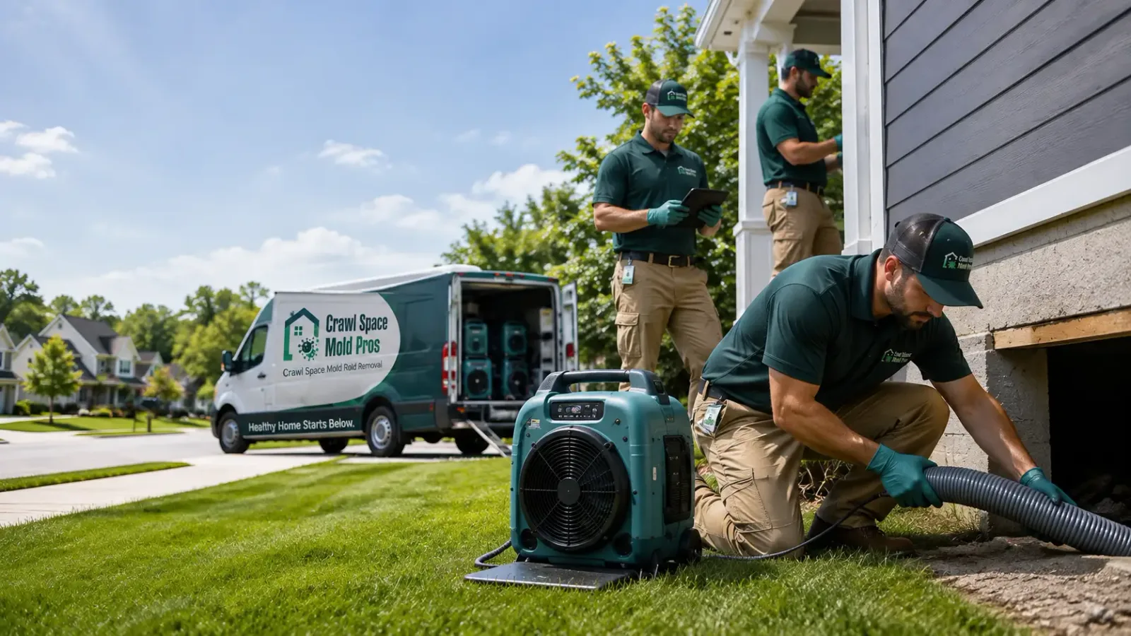 Crawl Space Mold Removal in Hurlock, MD